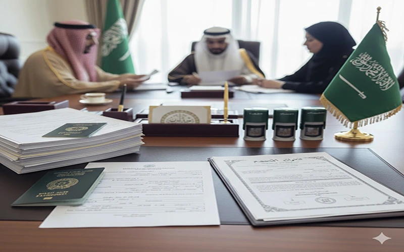 اجراءات زواج السعودي من أجنبية