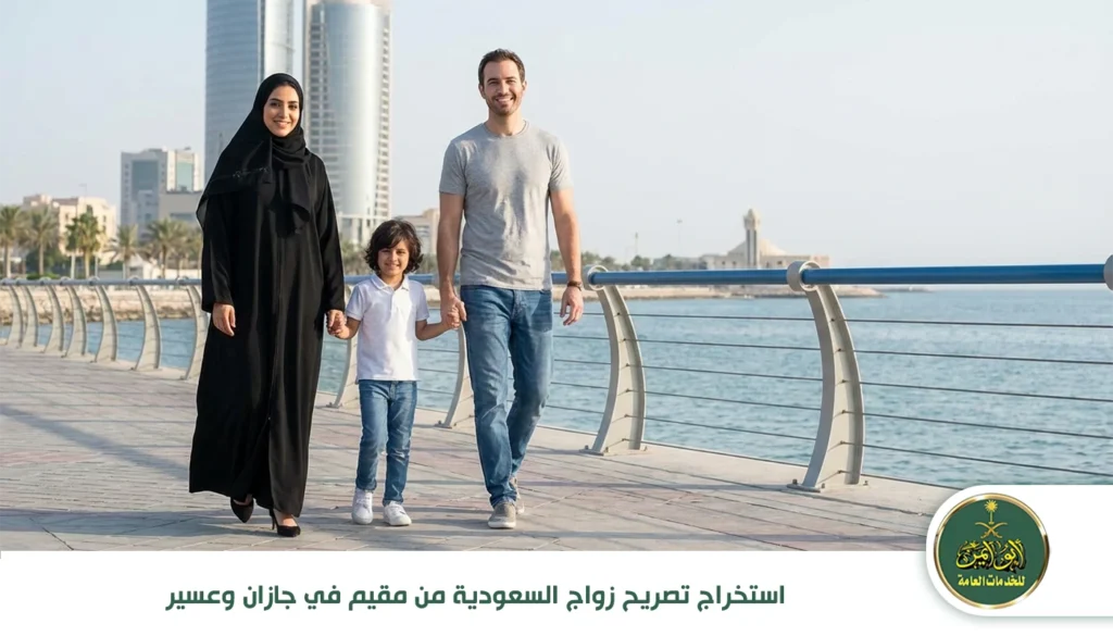 استخراج تصريح زواج السعودية من مقيم في جازان وعسير استخراج تصريح زواج السعودية من مقيم في جازان وعسير