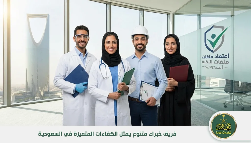 فريق خبراء متنوع يمثل الكفاءات المتميزة في السعودية , تنسيق ملفات الكفاءات لنيل المواطنة السعودية فريق خبراء متنوع يمثل الكفاءات المتميزة في السعودية , تنسيق ملفات الكفاءات لنيل المواطنة السعودية