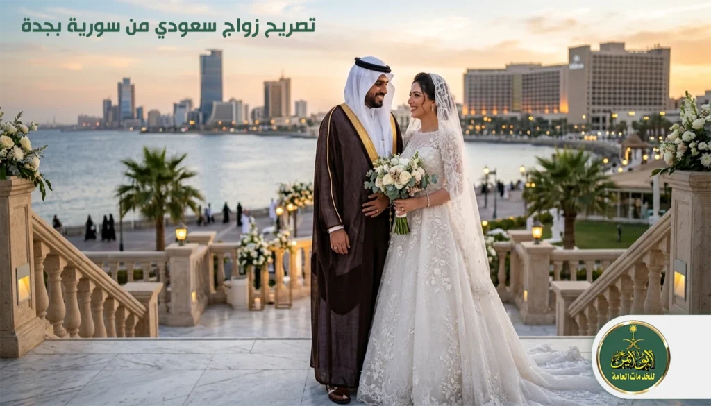 تصريح زواج سعودي من سورية بجدة