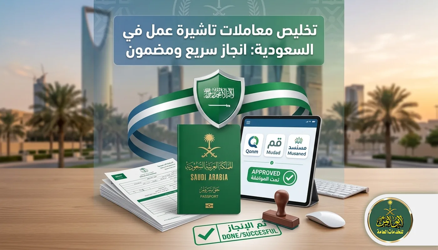تخليص معاملات تاشيرة عمل